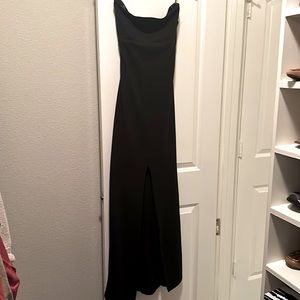 Royal *BLACK* Strapless Dress